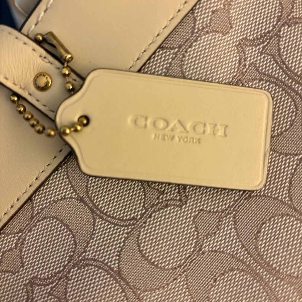 Coach Tan Signature Tote Bag - Picture 2 of 4